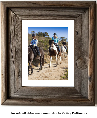 horse trail rides near me in Apple Valley, California